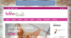 Desktop Screenshot of felinewellness.com
